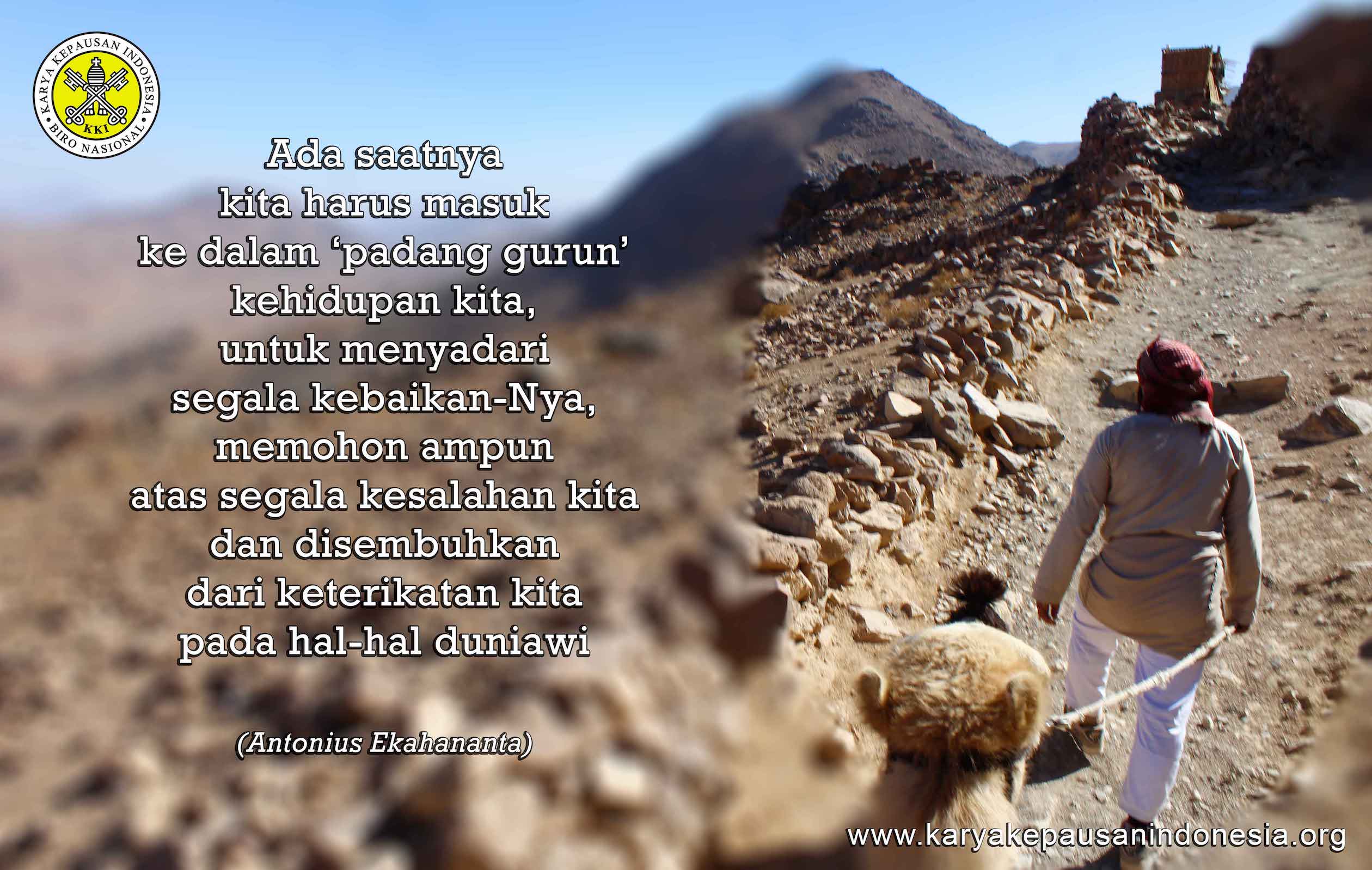 Dipilih untuk Menjadi Miskin di Hadapan-Nya – Situs Resmi Karya Misi