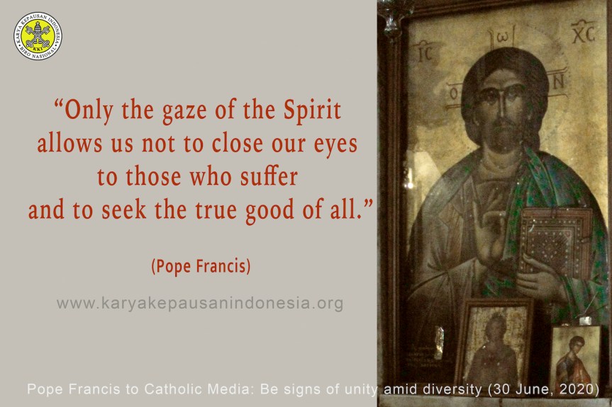 MQ: Pope Francis’&nbsp;Message