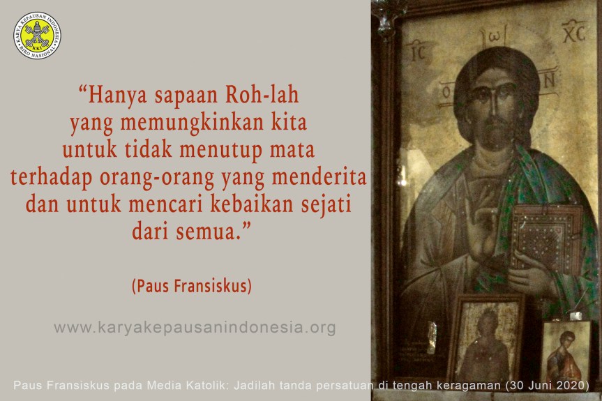 MQ: Pesan Paus&nbsp;Fransiskus