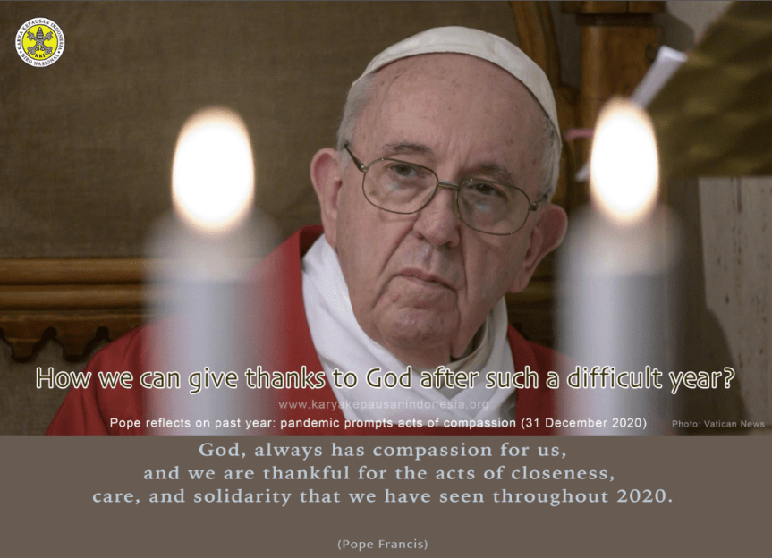 MQ: Pope Francis’&nbsp;Message