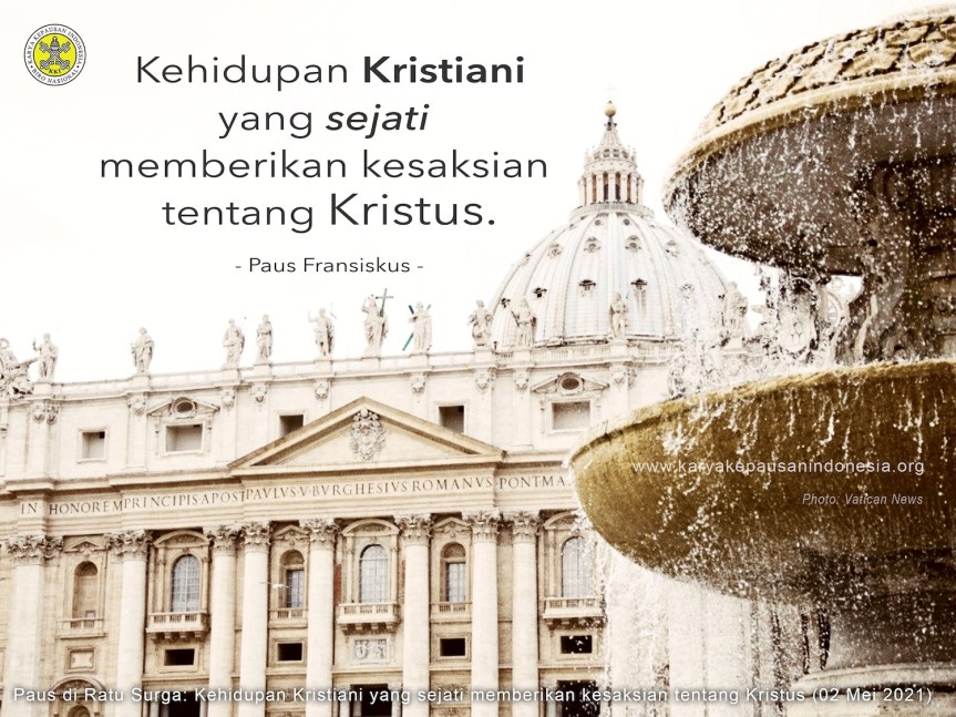 MQ: Pesan Paus&nbsp;Fransiskus