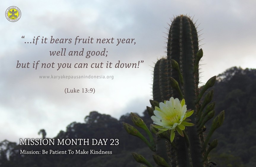 Mission: Be Patient To Make&nbsp;Kindness