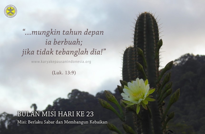 Misi: Berlaku Sabar untuk Membangun&nbsp;Kebaikan