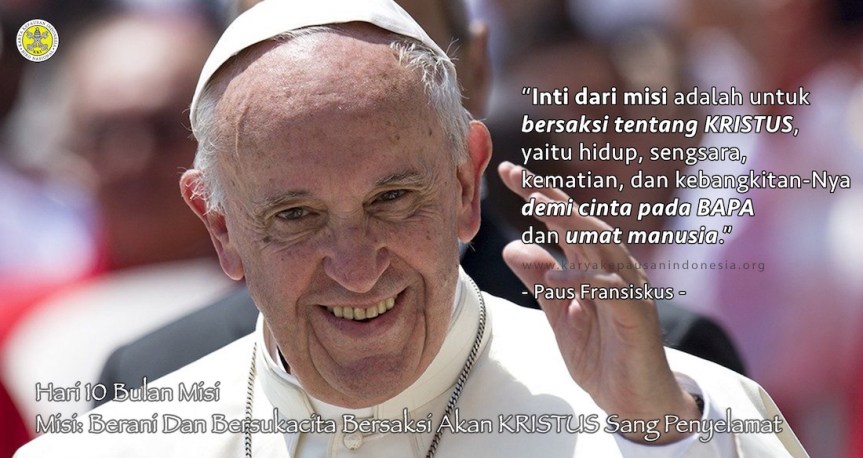 Misi: Berani Dan Bersukacita Bersaksi Akan Kristus Sang&nbsp;Penyelamat